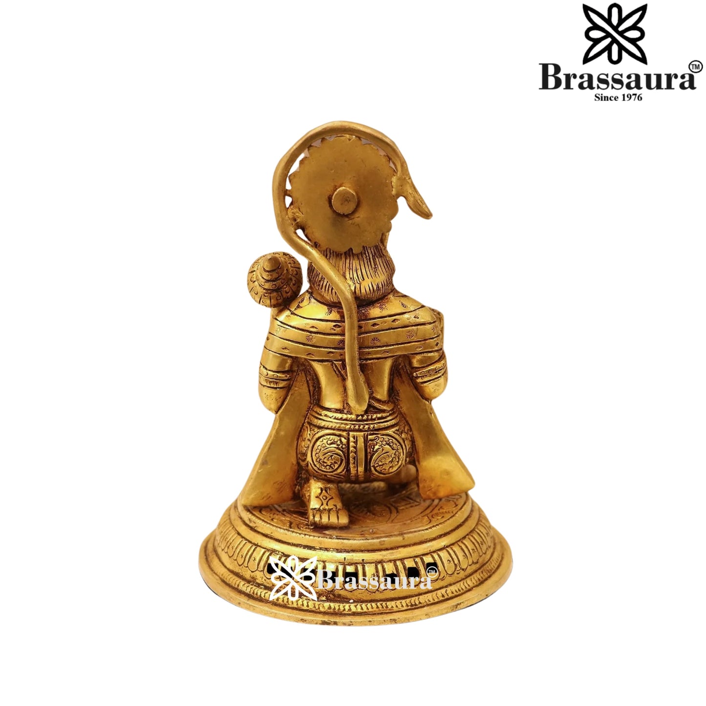Brass Superfine Hanuman Statue Weight 2 Kg And Height 7 Inch