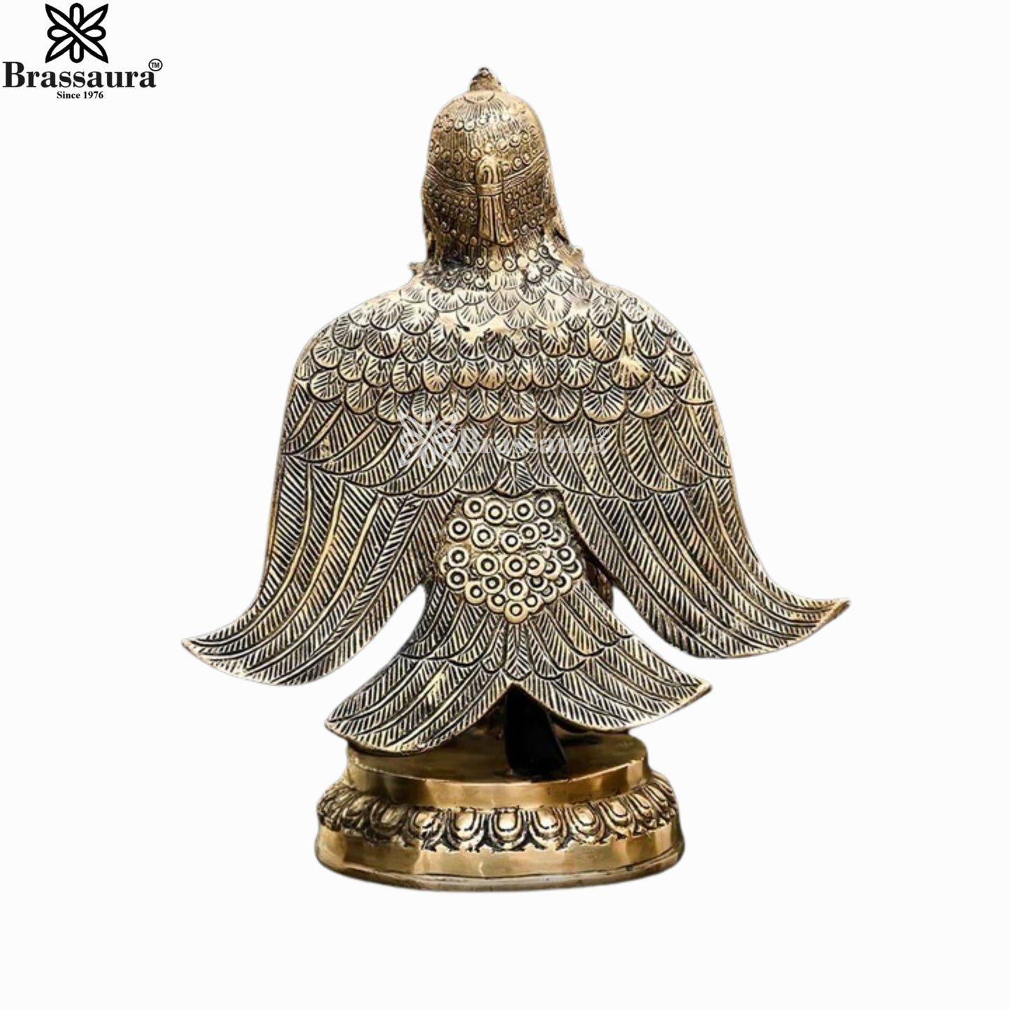 Brass Garud For Home Décor And Gift Items Weight 6.2 kg Height 13 Inch