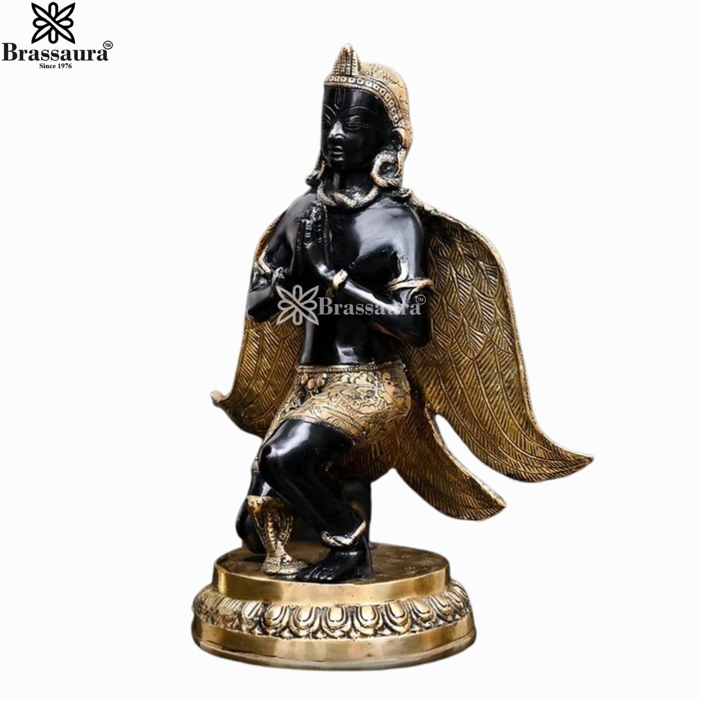 Brass Garud For Home Décor And Gift Items Weight 6.2 kg Height 13 Inch