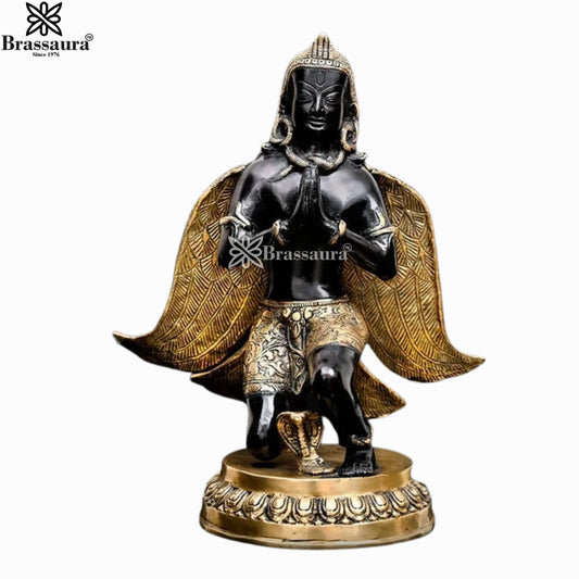 Brass Garud For Home Décor And Gift Items Weight 6.2 kg Height 13 Inch