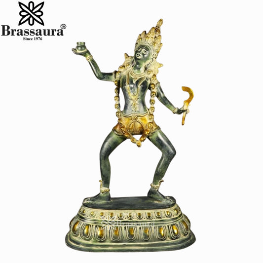 Brass Vintage Kali Ma Statue Weight 9 Kg And Height 23 Inch