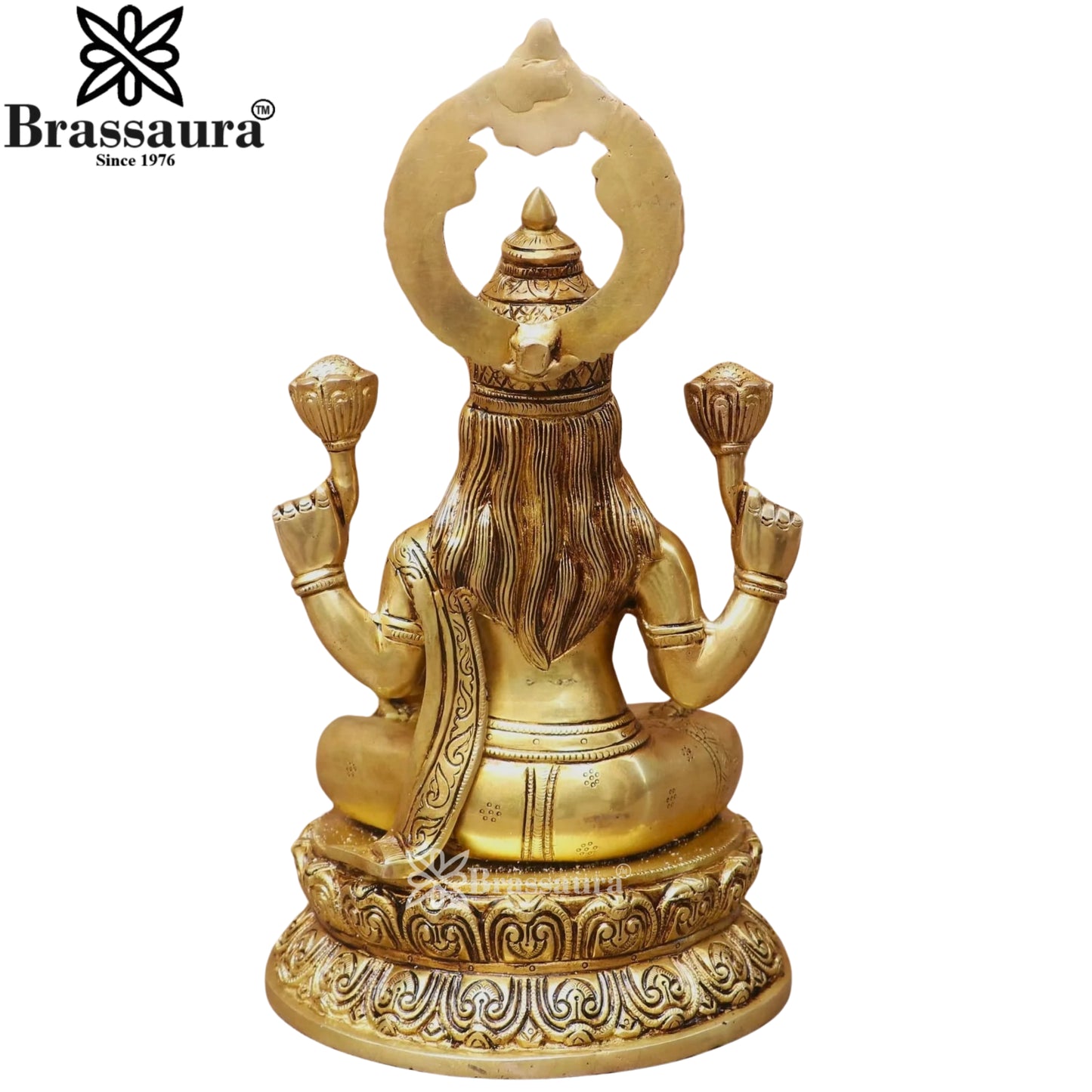 Brass Lakshmi Murti Weight 11 Kg And Height 15 Inch
