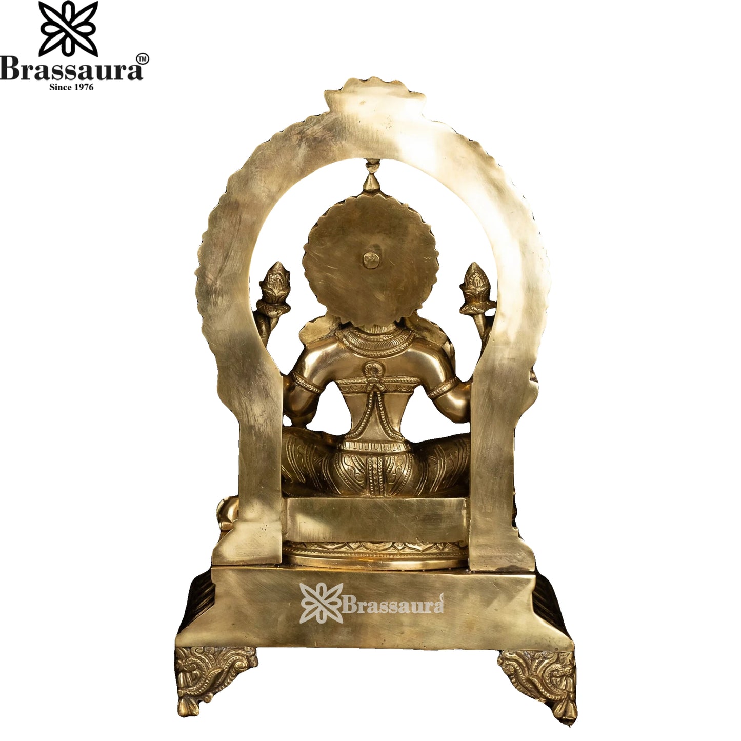 Brass Lakshmi Murti Weight 12.5 Kg And Height 17 Inch