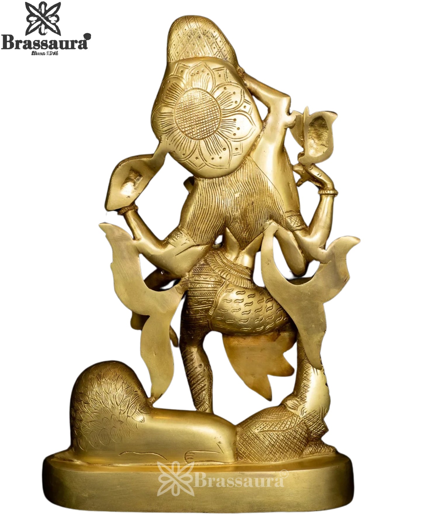 Brass Aardhnareshwar Statue Weight 7.5 Kg And Height 16.5 Inch
