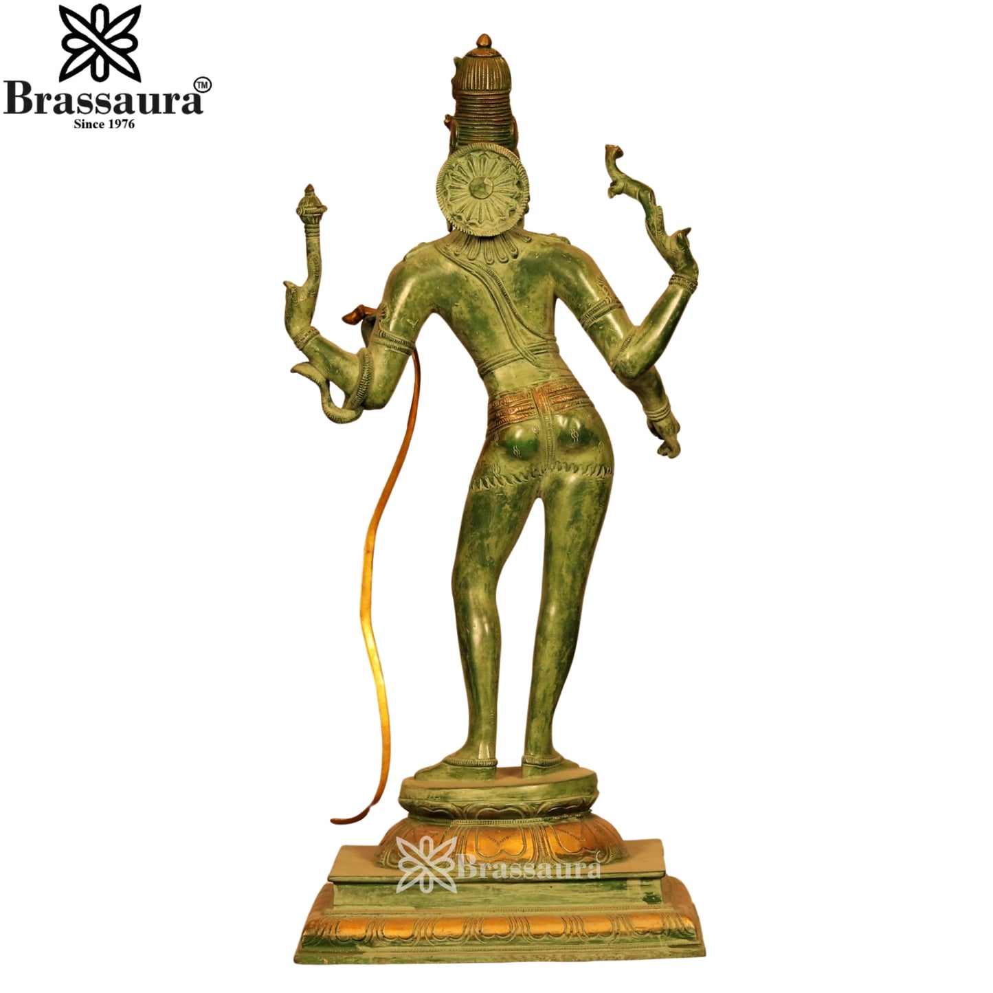 Brass Vishnu Statue Weight 11.5 Kg And Height 23 Inch