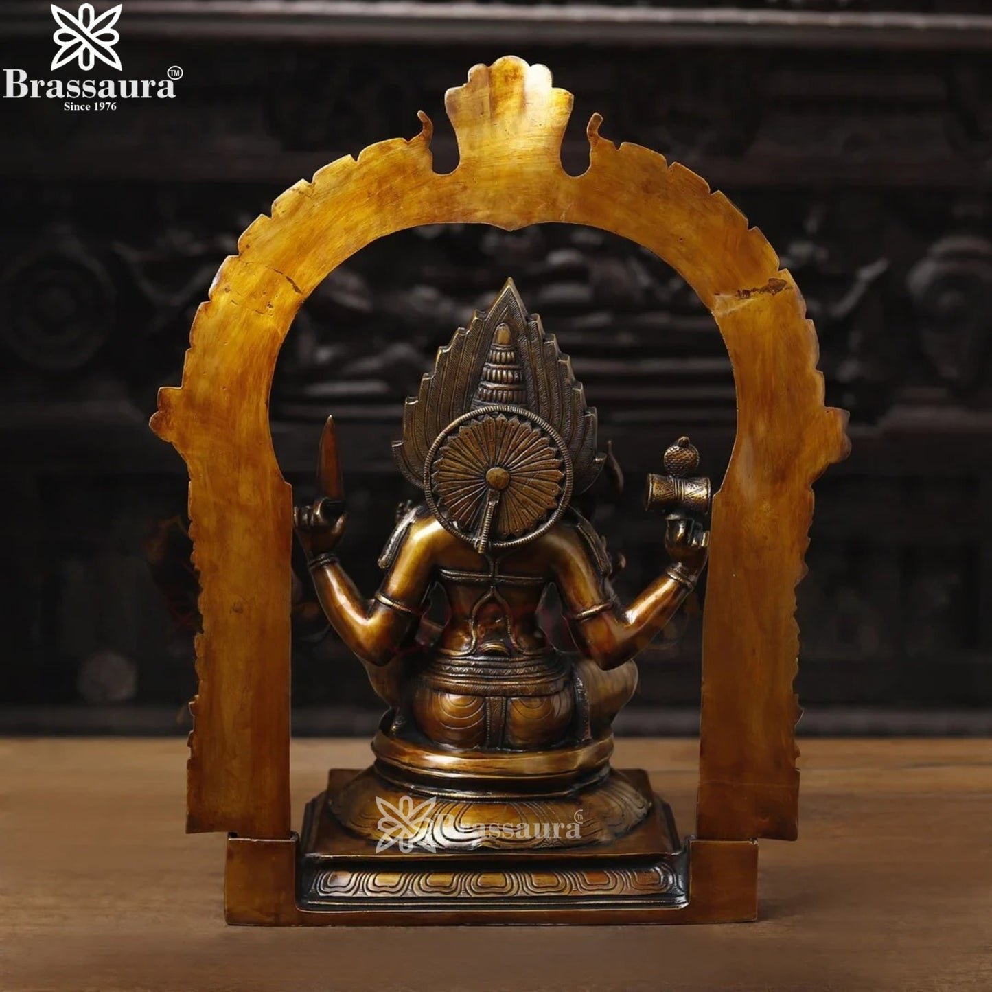 Brass Mariamman Murti Weight 27.23 Kg And Height 26.5 Inch