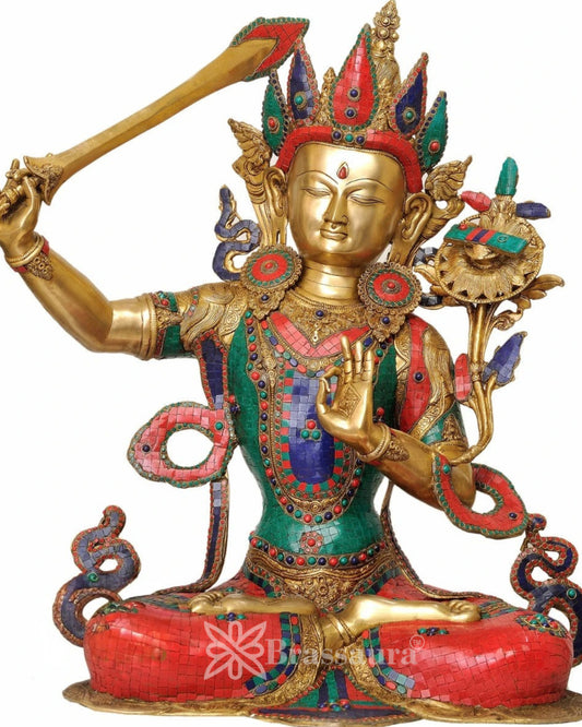 Brass Vintage Tara Weight 33 Kg & Height 32 Inch