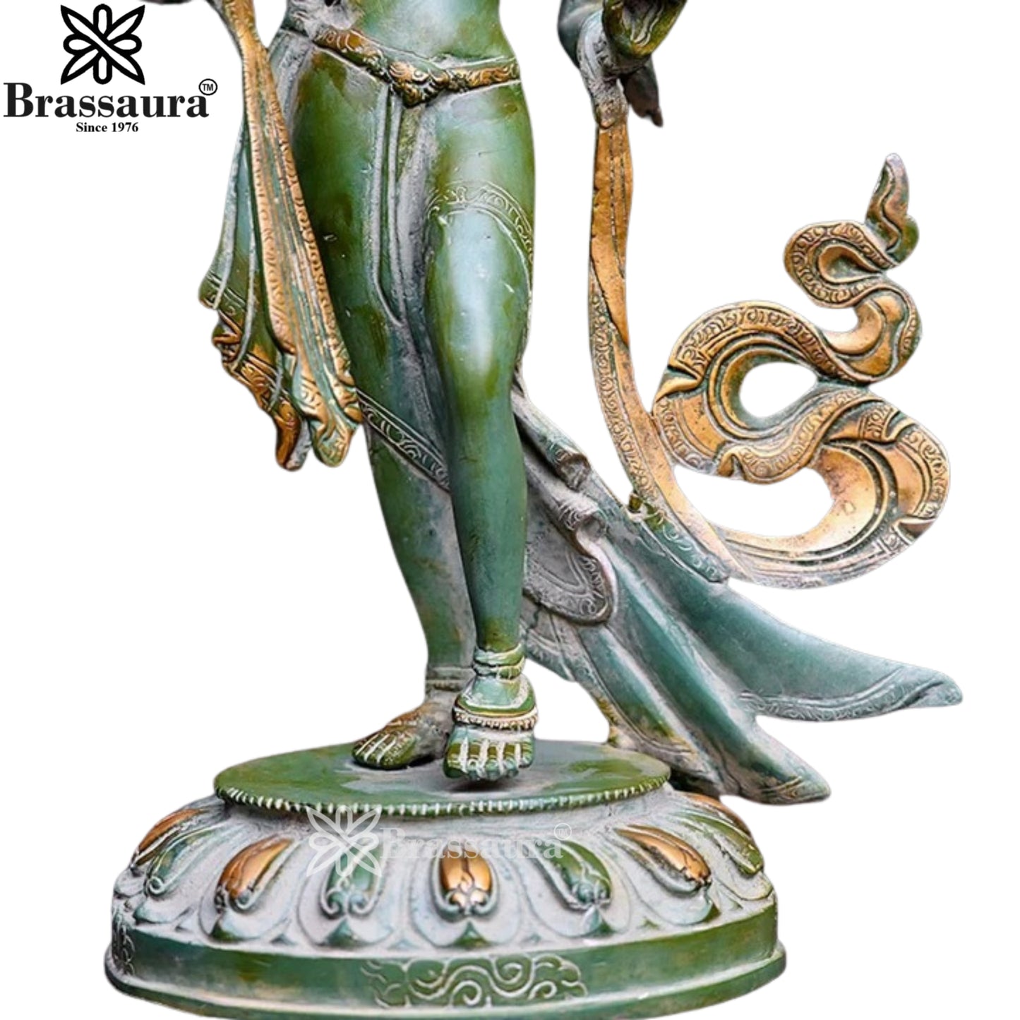 Brass Vintage Tara Statue Weight 4.4 Kg And Height 15 Inch