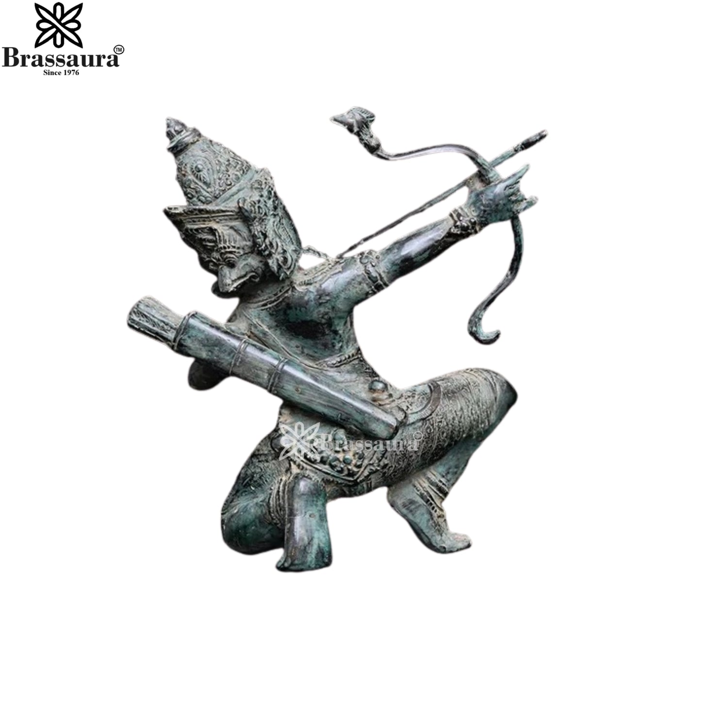 Bronze Ram Darbar Statue Weight 1.53 Kg And Height 9 Inch