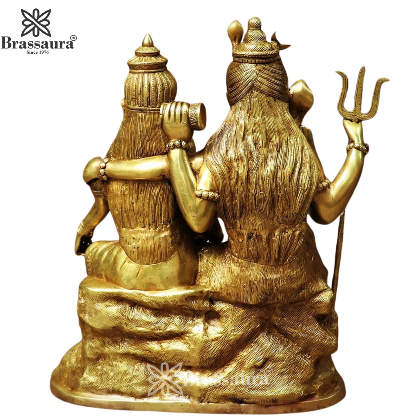 Brass Lord Shiv With Family Statue Weight 39 Kg And Height 25 Inch