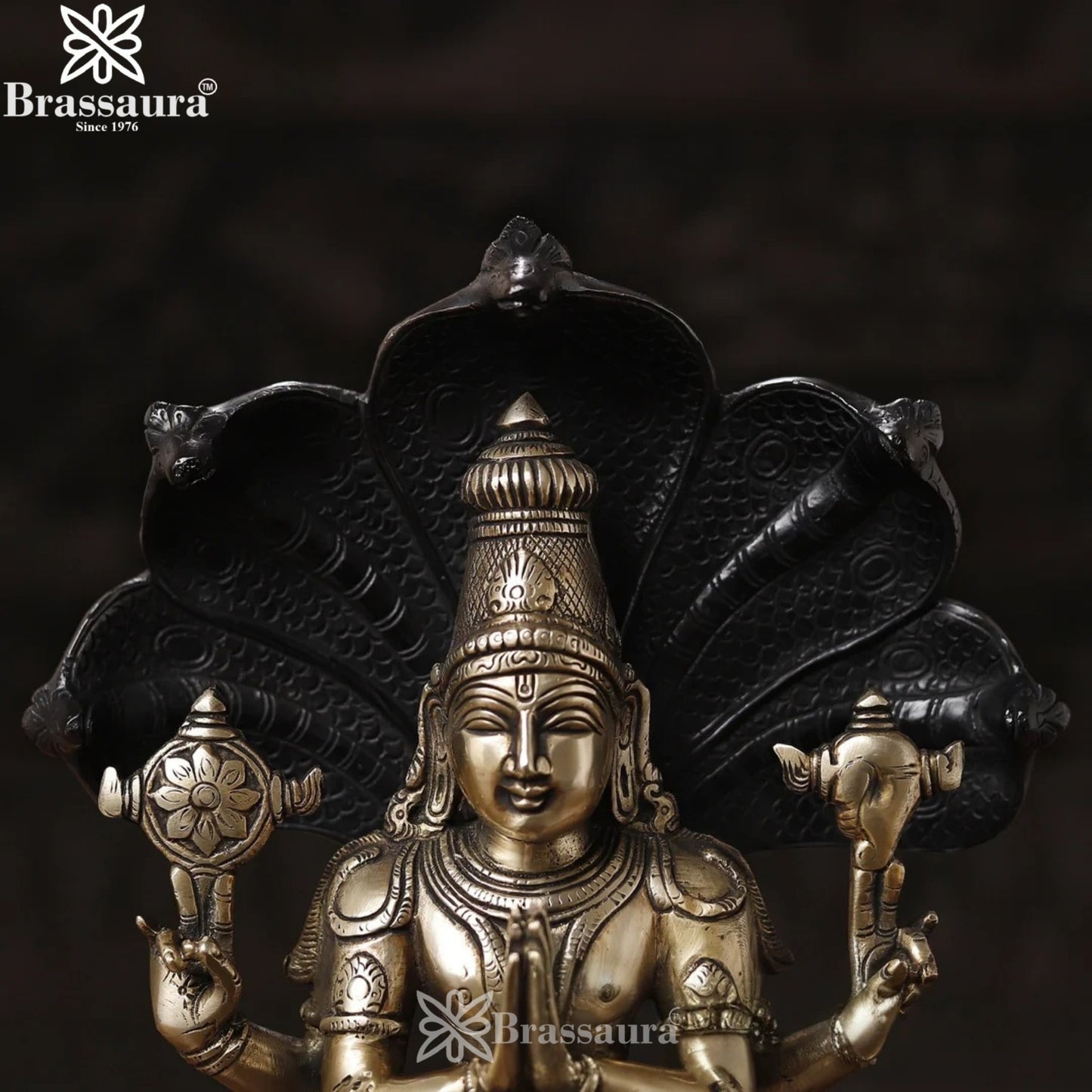 Brass Patanjali Statue Weight 6.34 Kg And Height 15 Inch