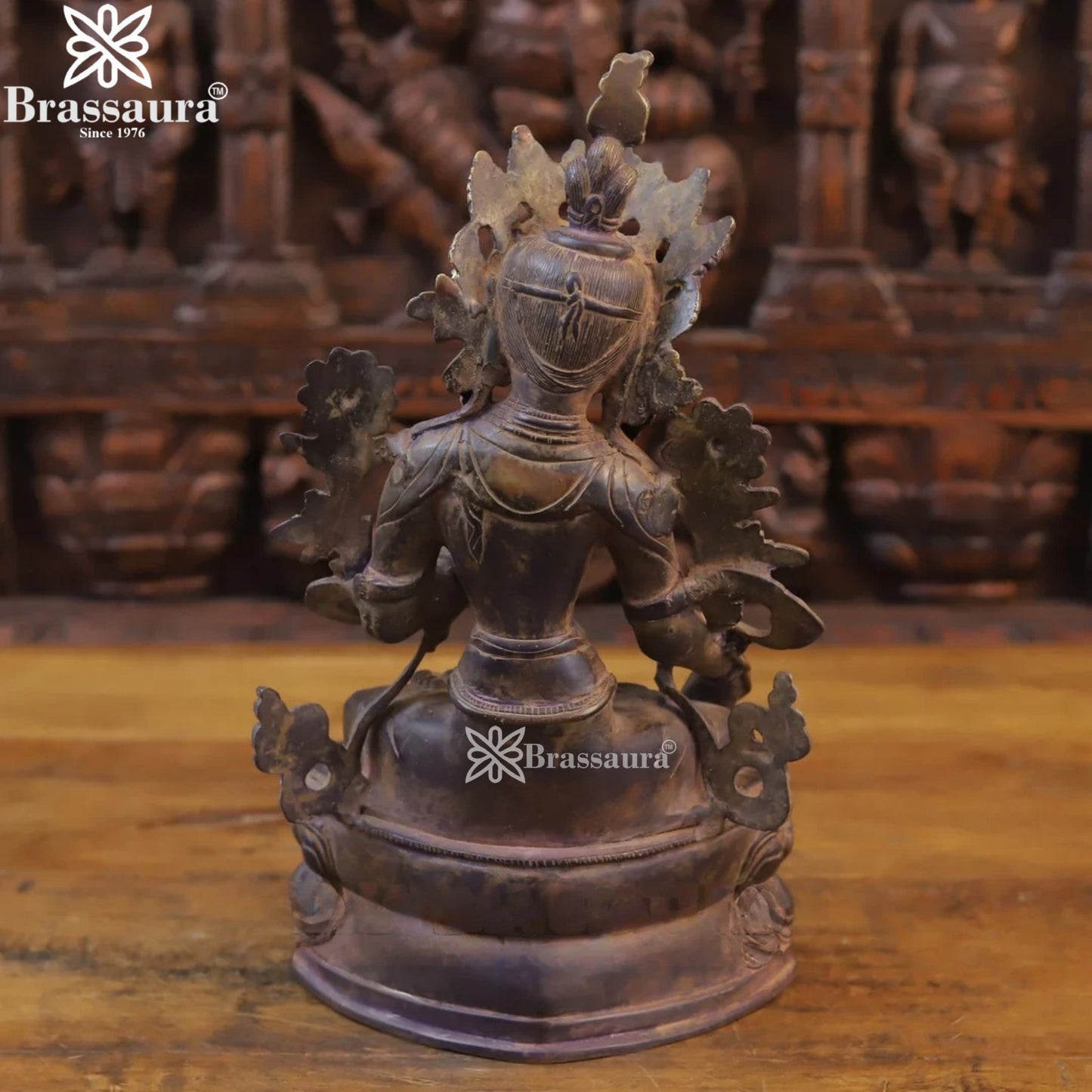 Brass Tara Statue Weight 4.62 Kg And Height 14 Inch