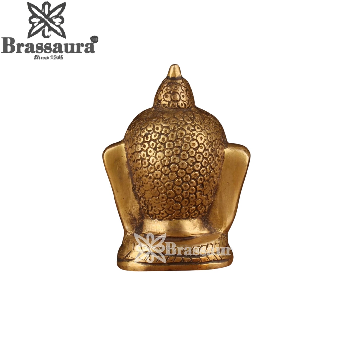 Brass Head Buddha Weight 1 kg & Height 4.5 Inch