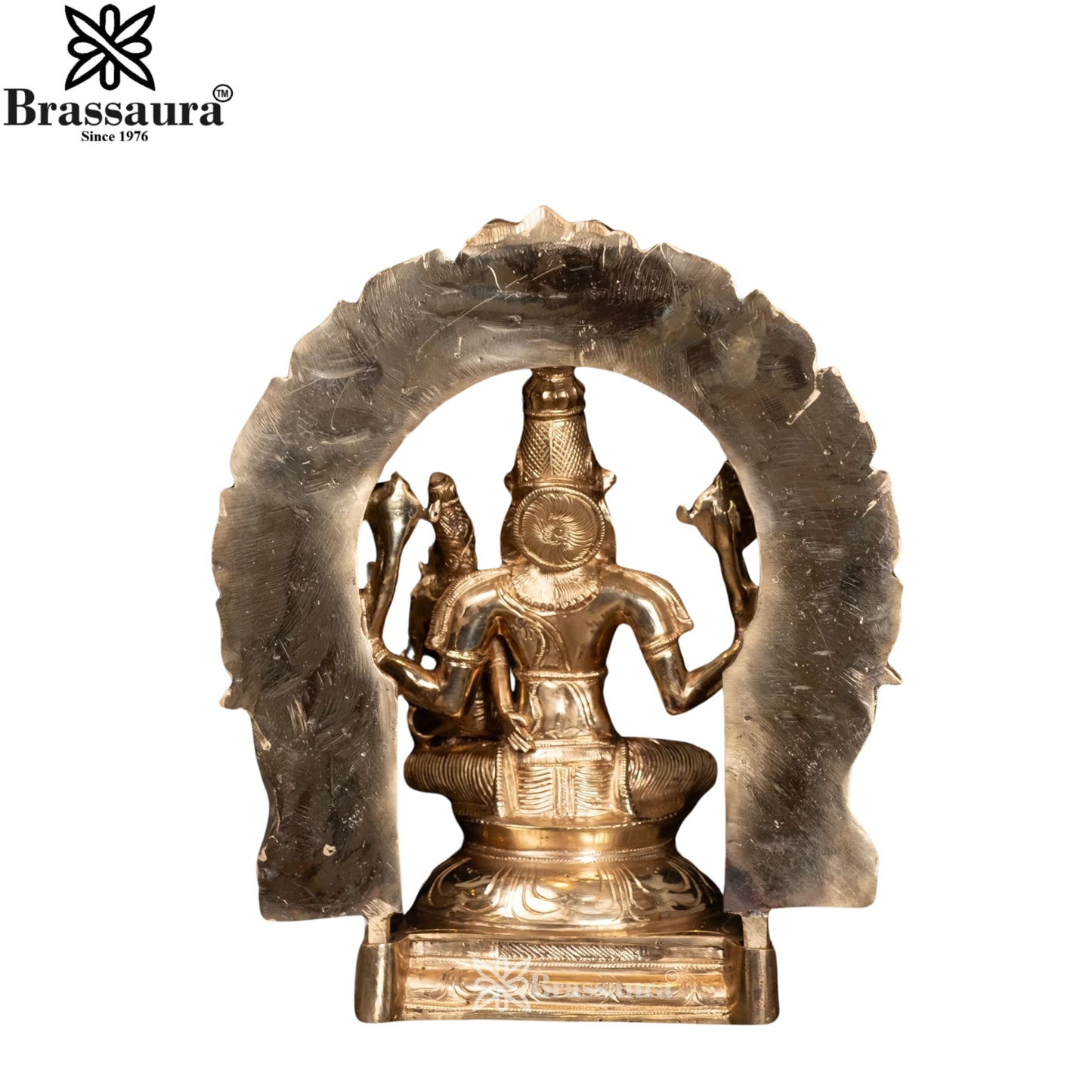 Bronze Narasimha Statue Weight 8.1 Kg And Height 12.5 Inch