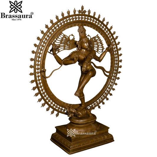 Bronze Dancing Natraj Statue Weight 73 Kg And Height 40 Inch