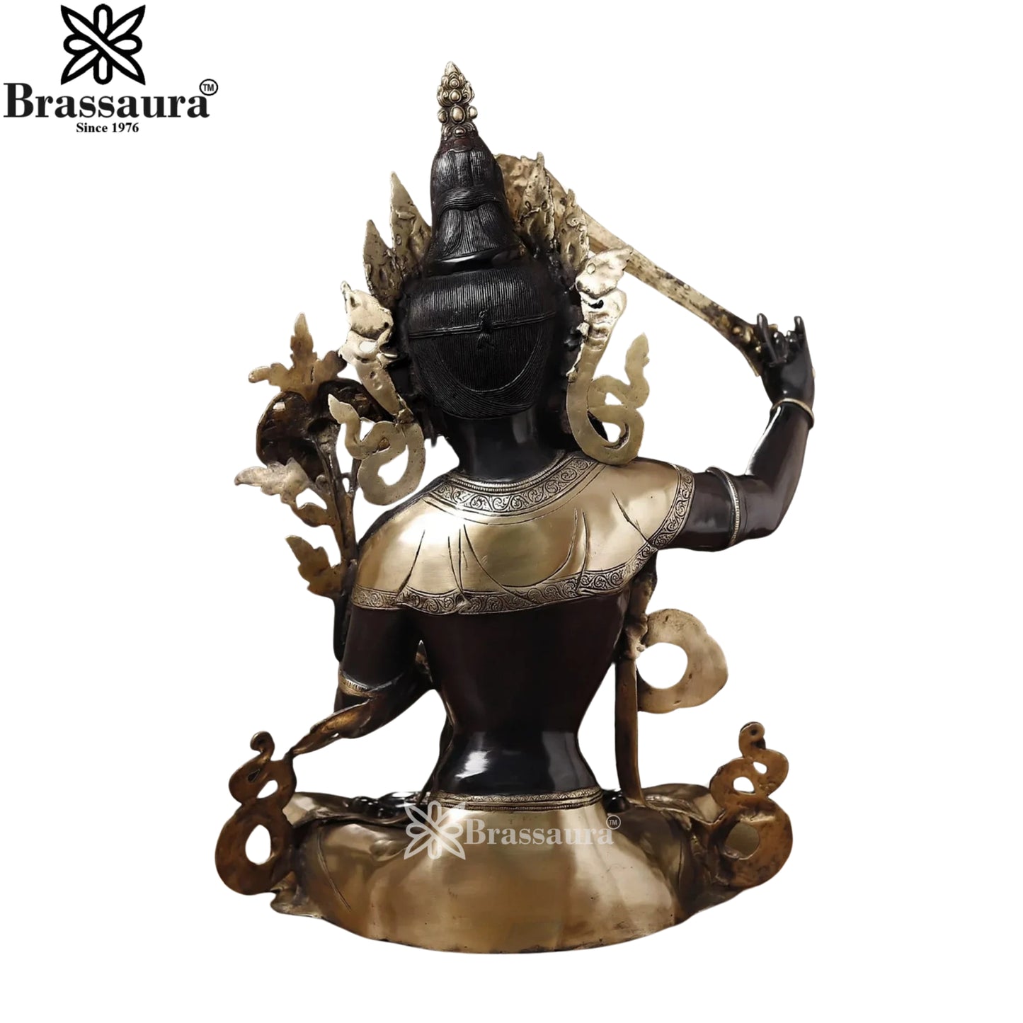 Brass Antique Tara Statue Weight 29.7 Kg And Height 32 Inch