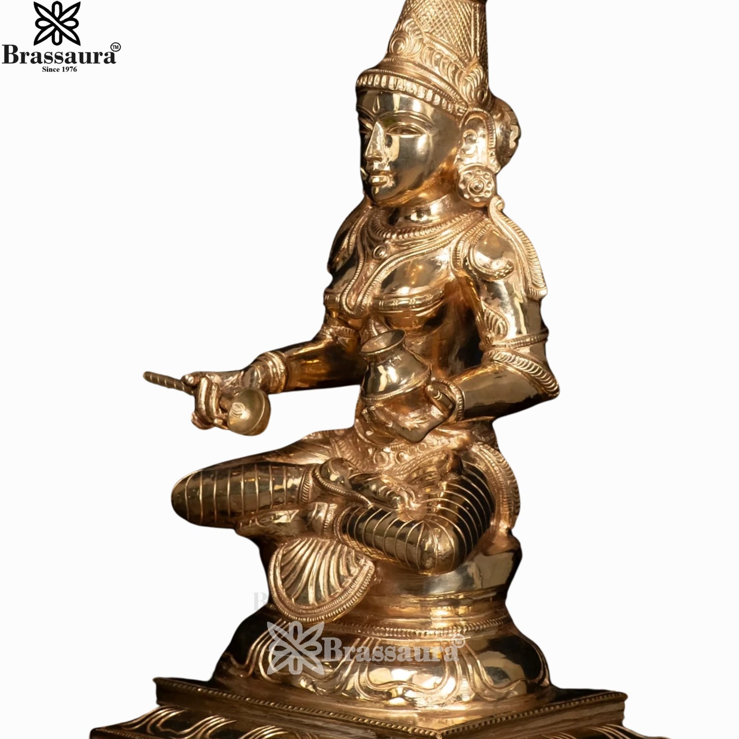 Bronze Annapurna Statue Weight 7.6 Kg And Height 12.5 Inch