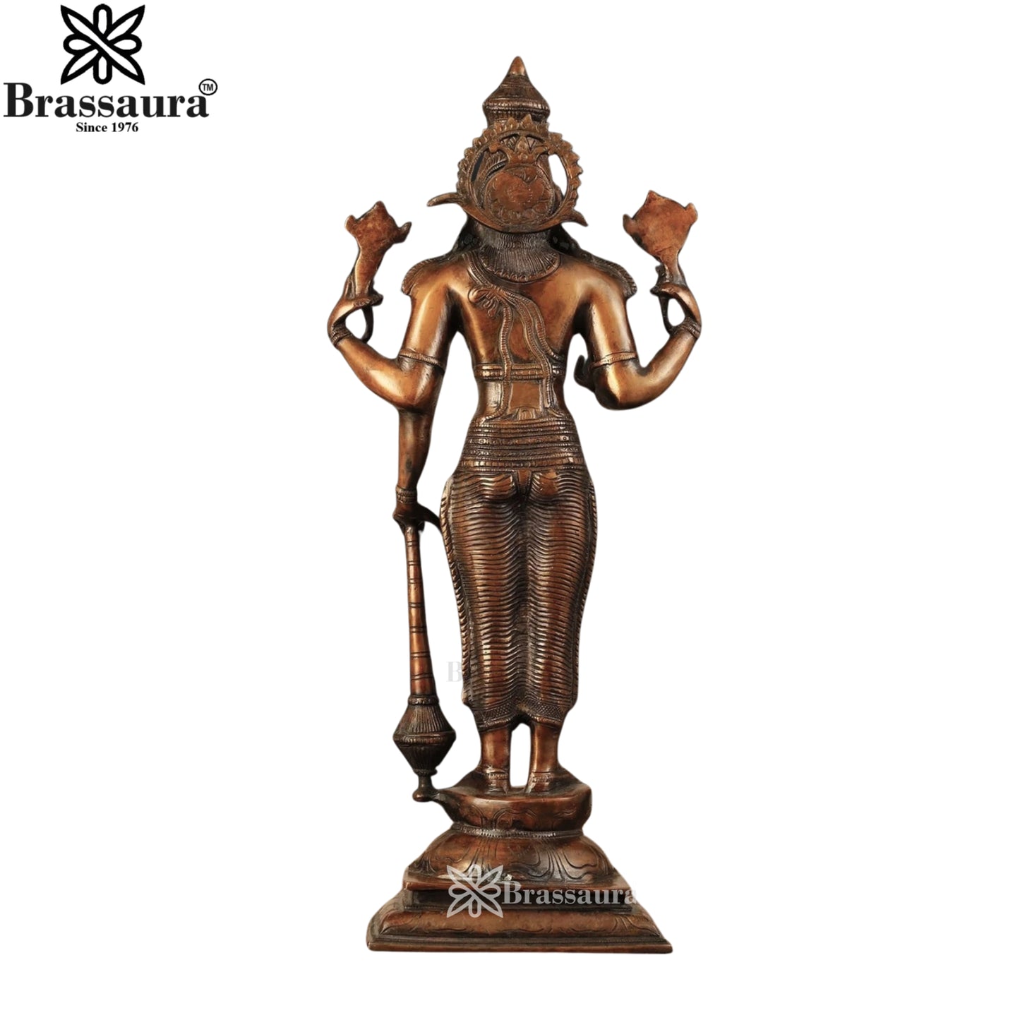 Brass Vishnu Statue Weight 7 Kg And Height 20 Inch