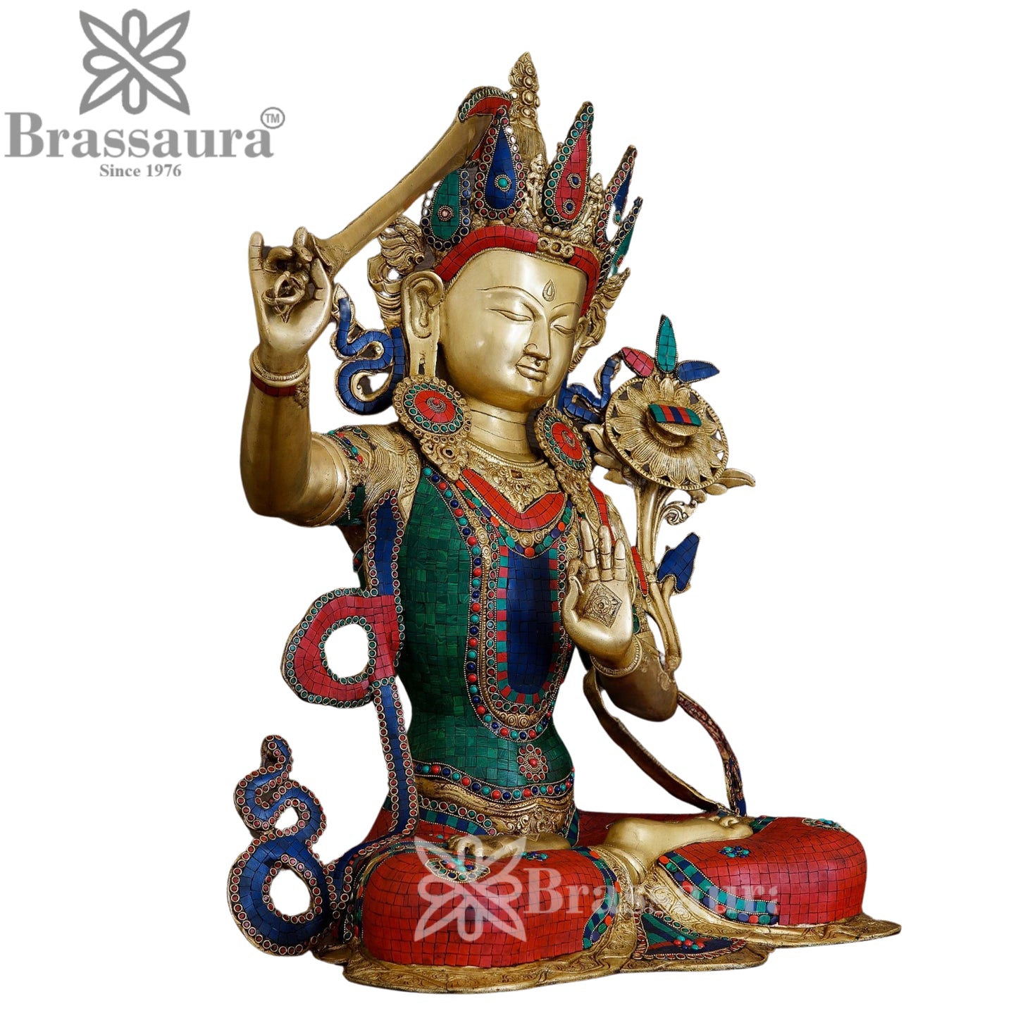 Brass Vintage Tara Weight 33 Kg & Height 32 Inch