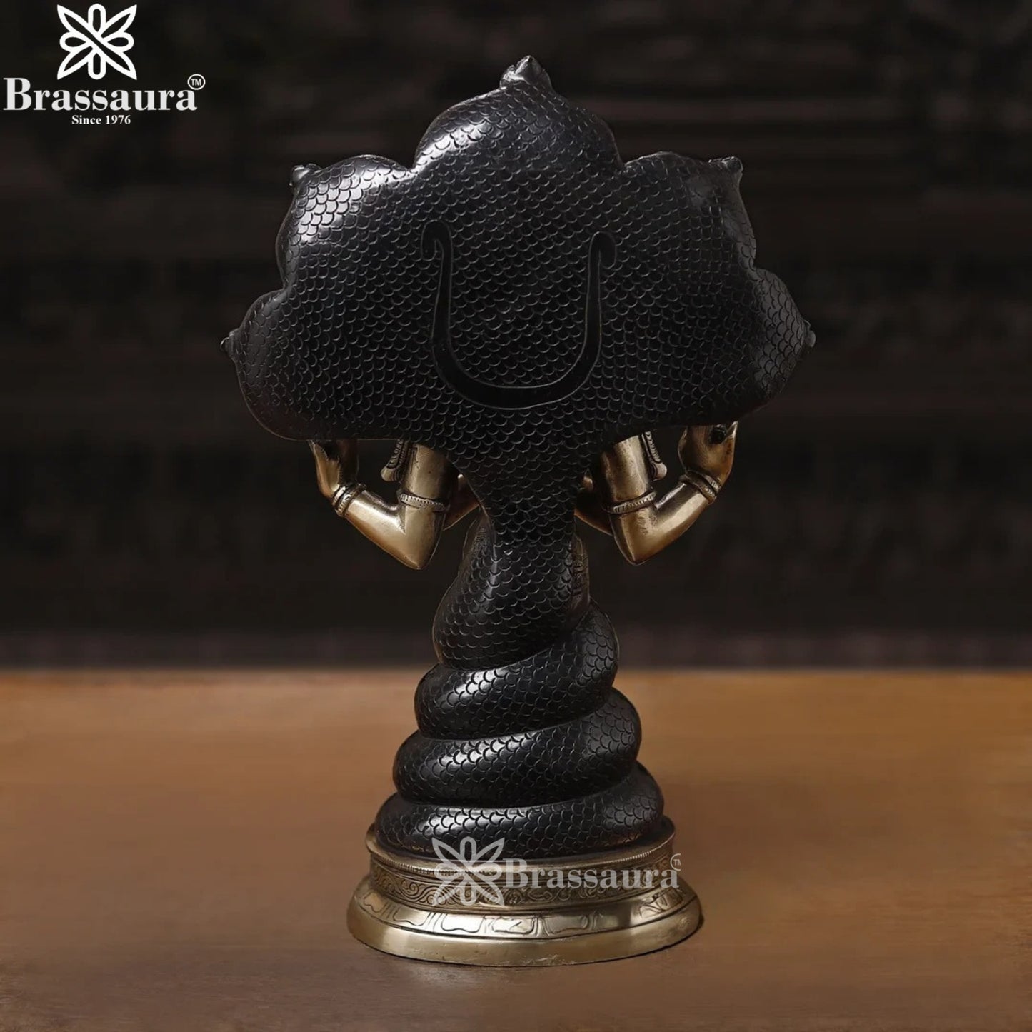 Brass Patanjali Statue Weight 6.34 Kg And Height 15 Inch