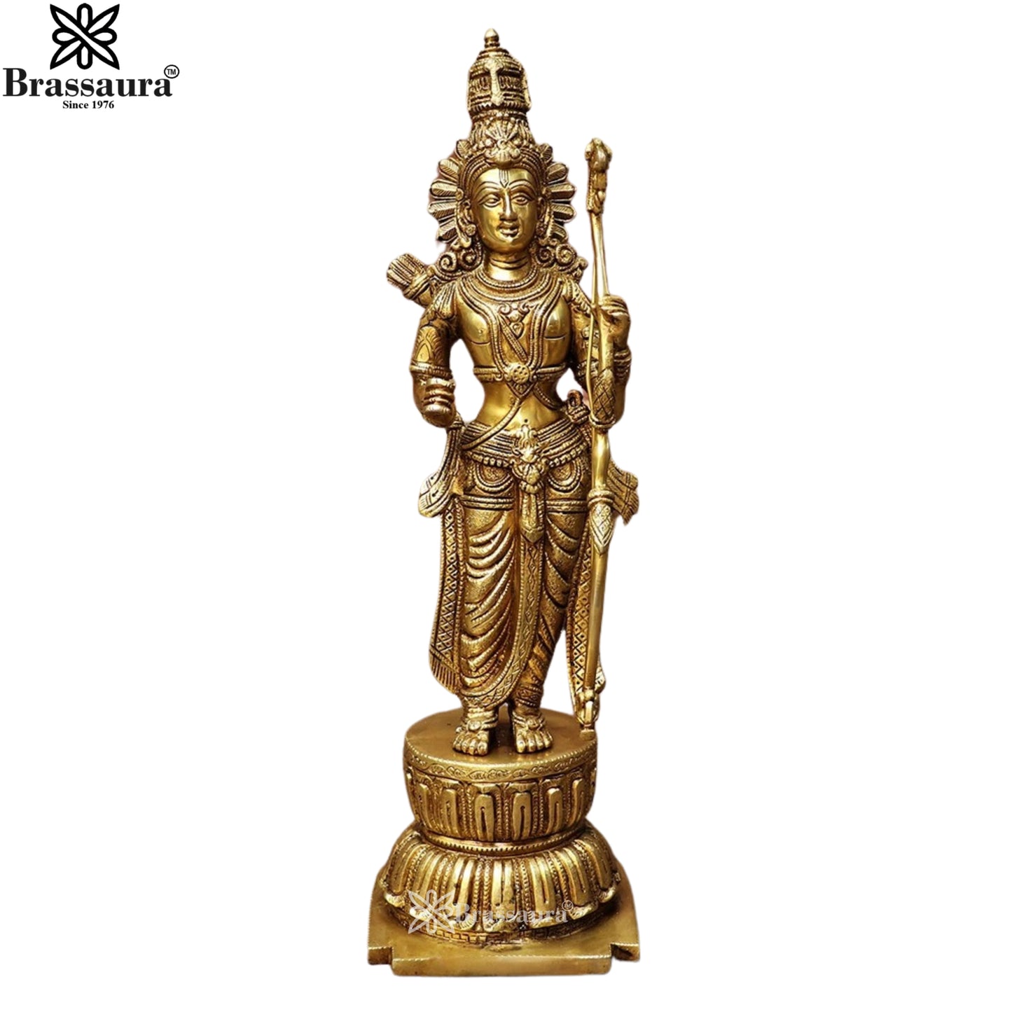 Brass Ram Darbar Statue Weight 35 Kg And Height 23 Inch