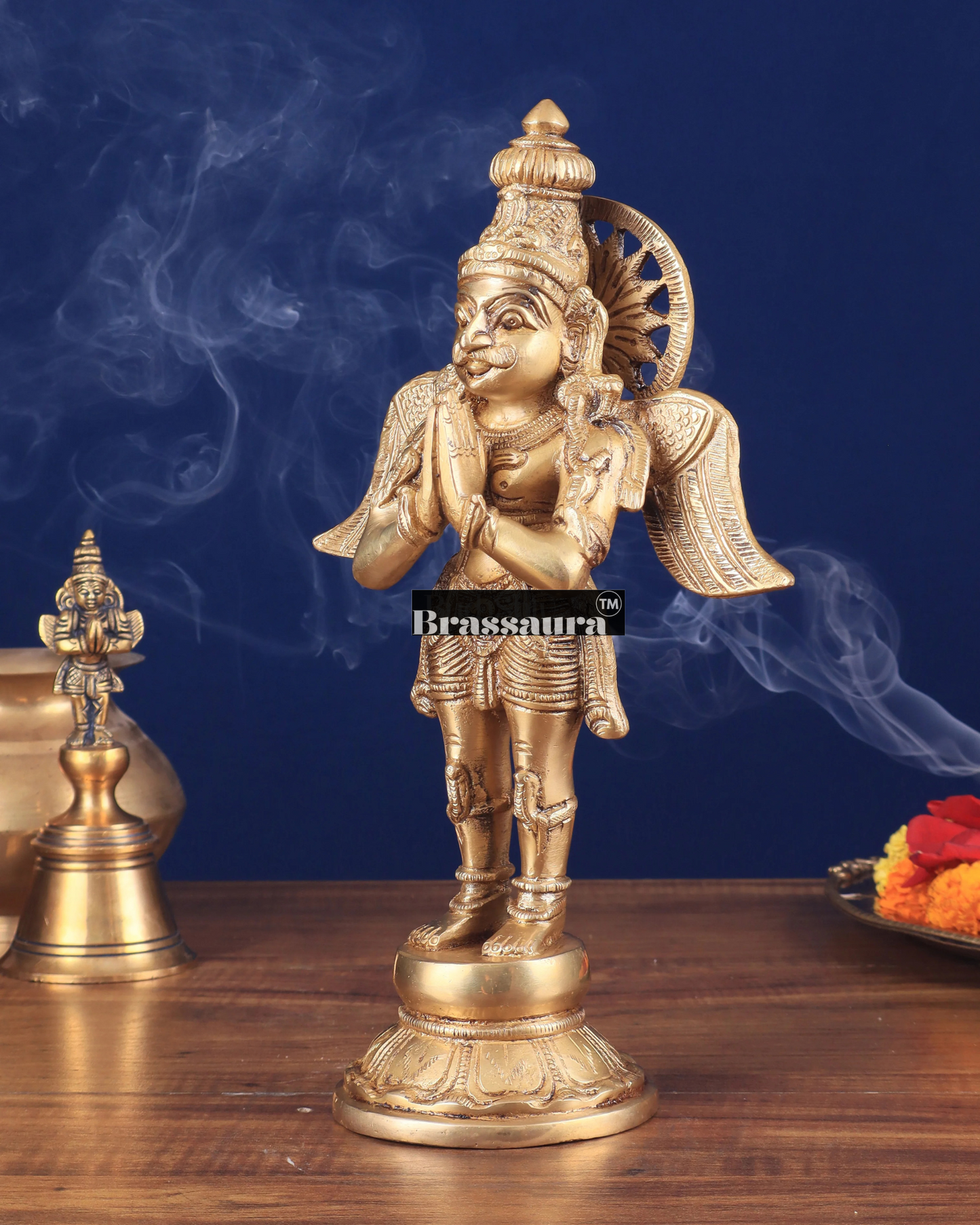 Antique Brass Sculpture – Height 12 Inches, Weight 3 Kgs