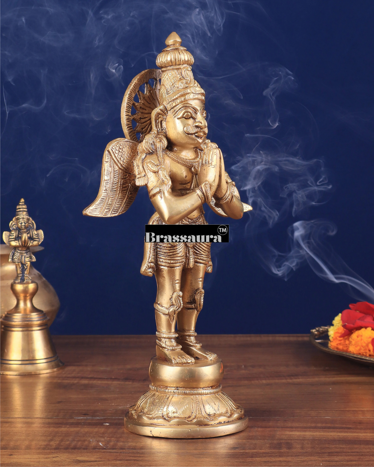 Antique Brass Sculpture – Height 12 Inches, Weight 3 Kgs