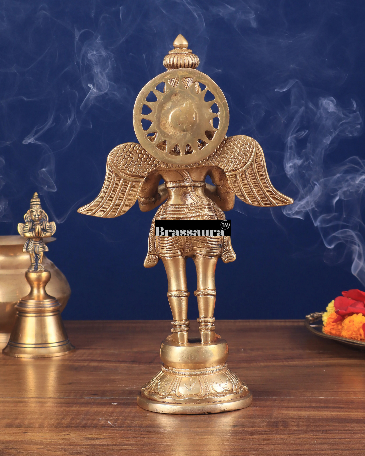 Antique Brass Sculpture – Height 12 Inches, Weight 3 Kgs
