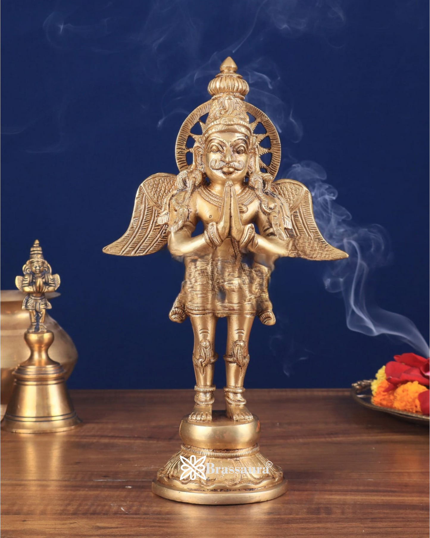 Antique Brass Sculpture – Height 12 Inches, Weight 3 Kgs