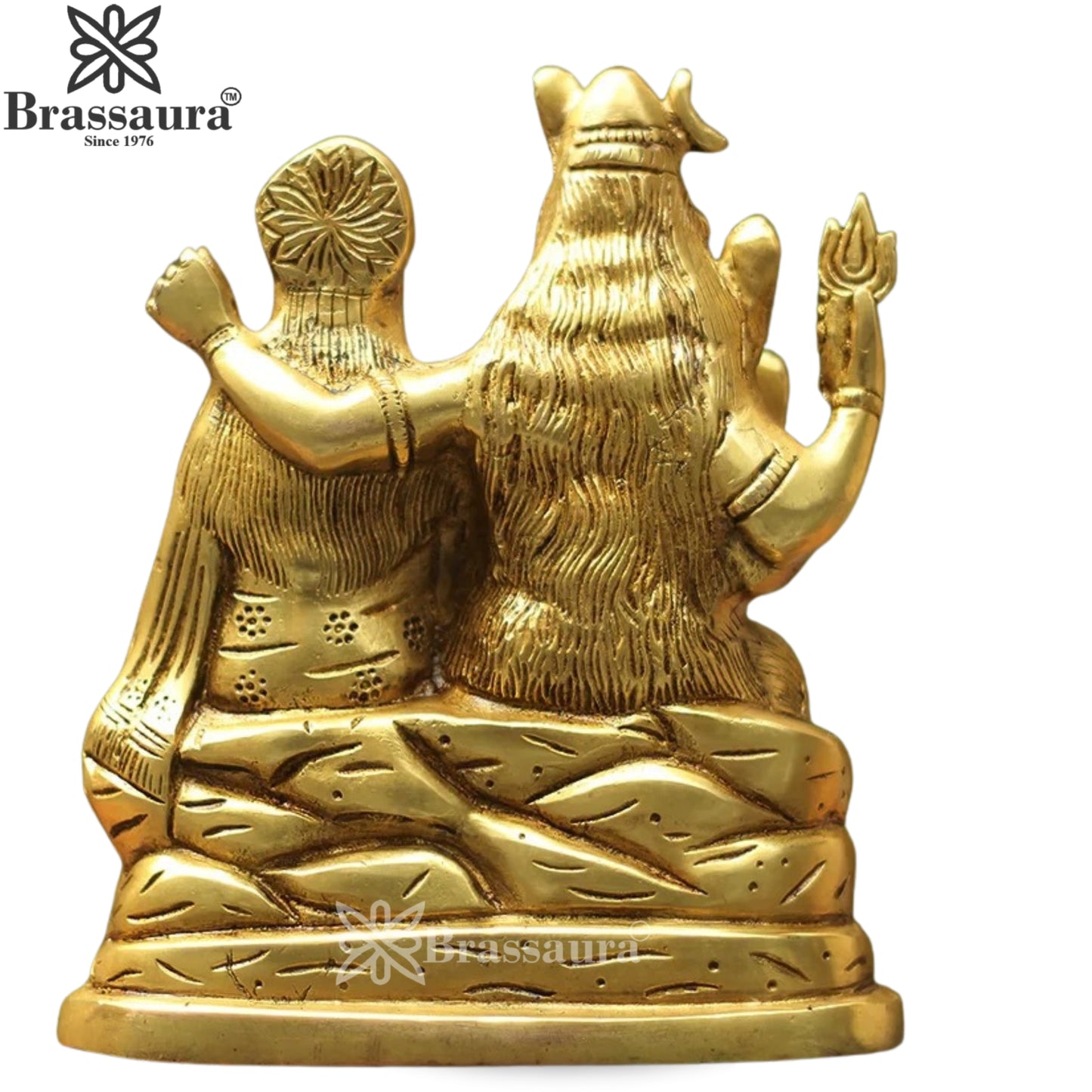 Brass Superfine Lord Shiv Family Statue Weight 3.4 Kg And Height 8 Inch
