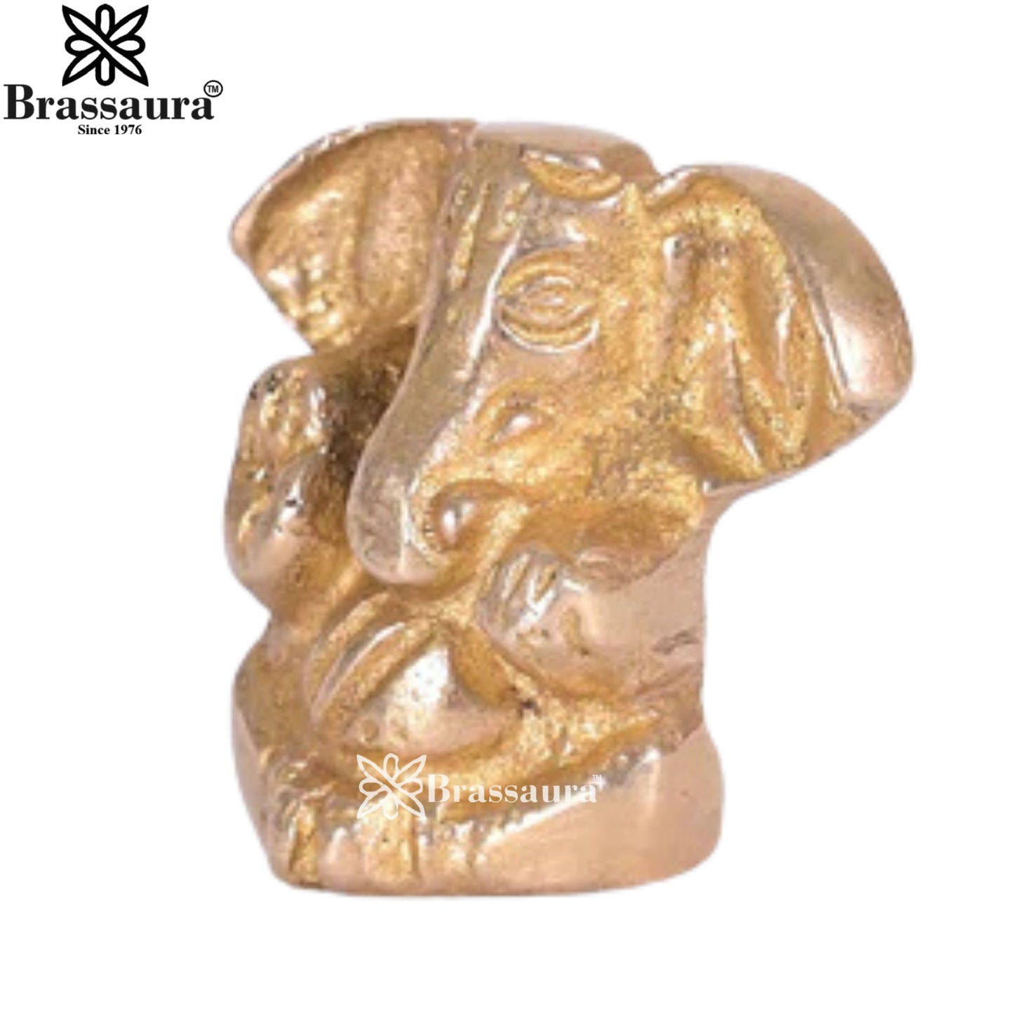 Brass Ganesha Statue Weight 42 Gram & Height 1.7 cm