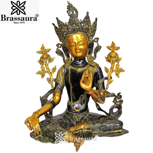 Brass Classic Tara Weight 25 Kg & Height 27.5 Inch