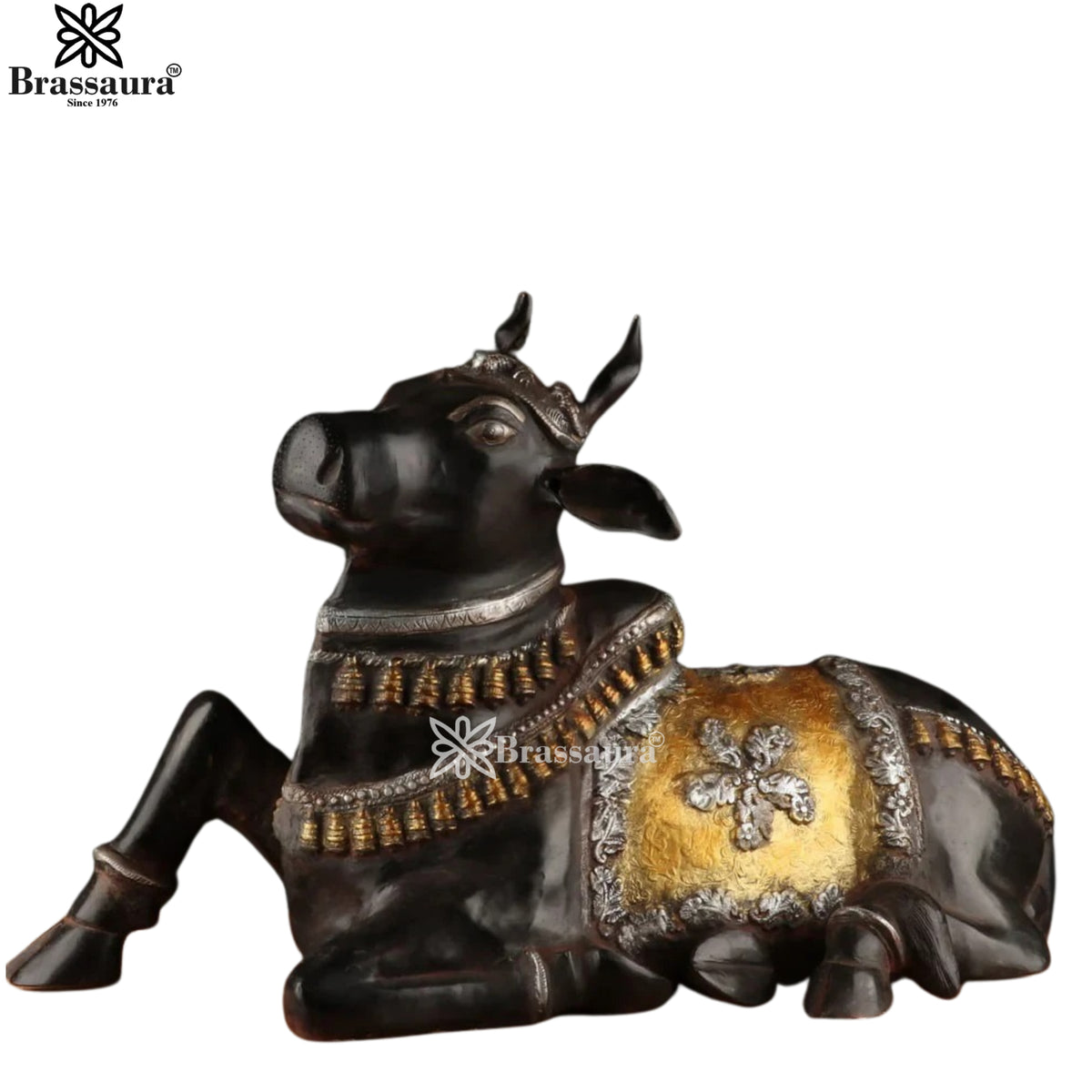Brass Nandi cow For Home And Décor And Gift Items Weight 30 kg Height 22 Inch