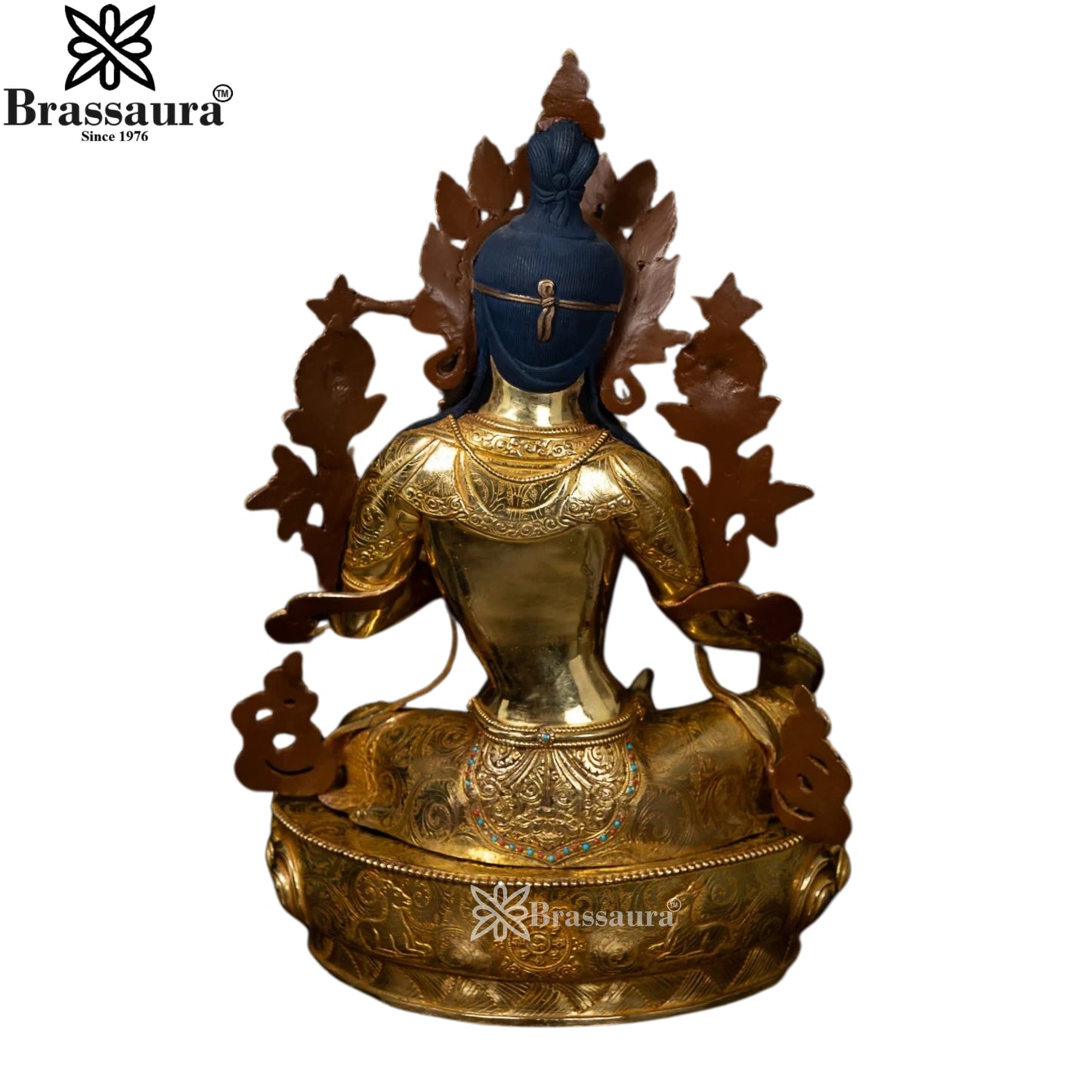 Copper Tara Statue Weight 3.6 Kg And Height 13 Inch