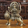 Brass Durga Idol for Home Temple and Decor – Divine Goddess Statue Height 22 Inches Weight 18.74 kgs