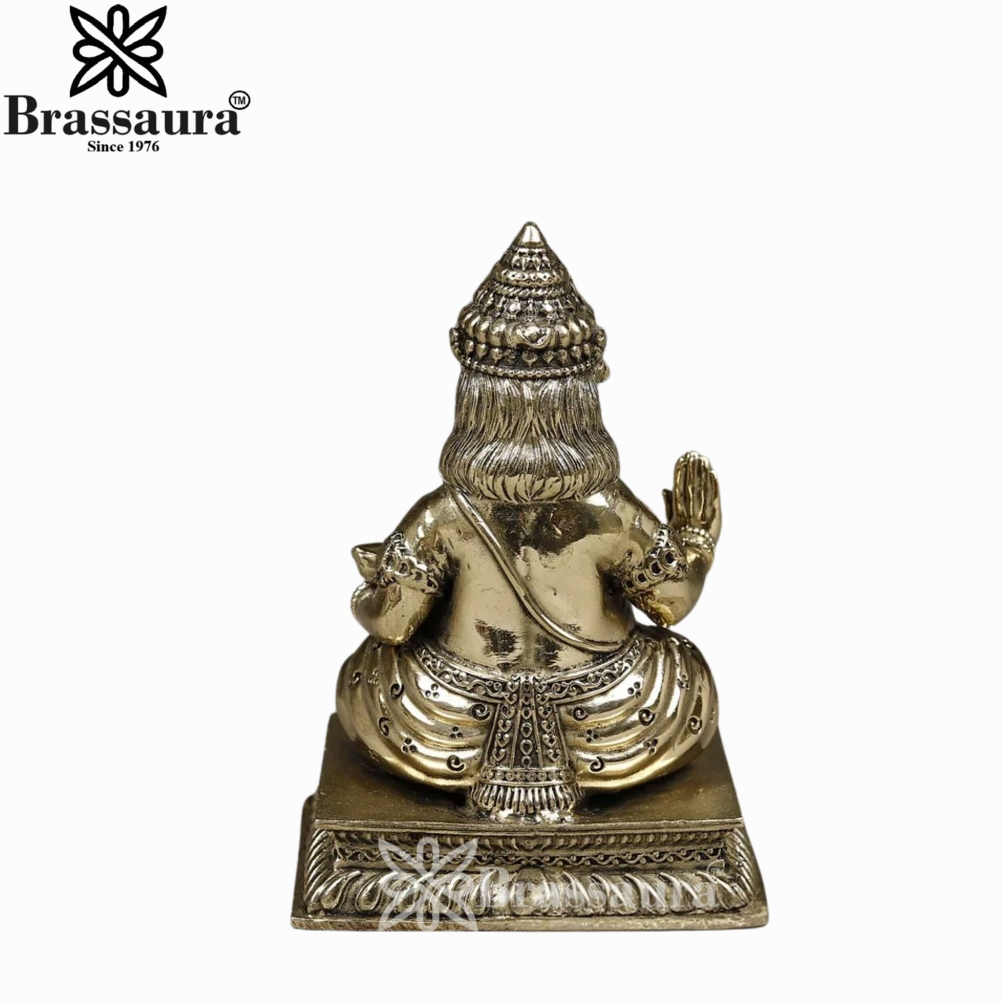 Brass Super Fine Kuber Statue Weight 0.242 Kg And Height 4 Inch