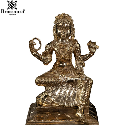 Bronze Bala Tripura Sundari Statue Weight 3.47 Kg And Height 8 Inch