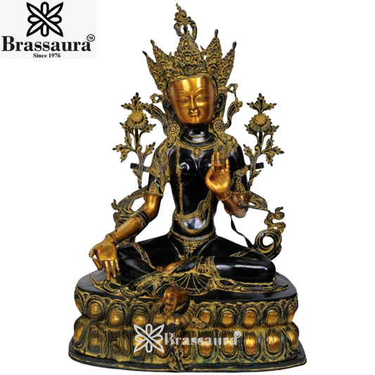 Brass Vintage Tara Weight 35 Kg & Height 34 Inch