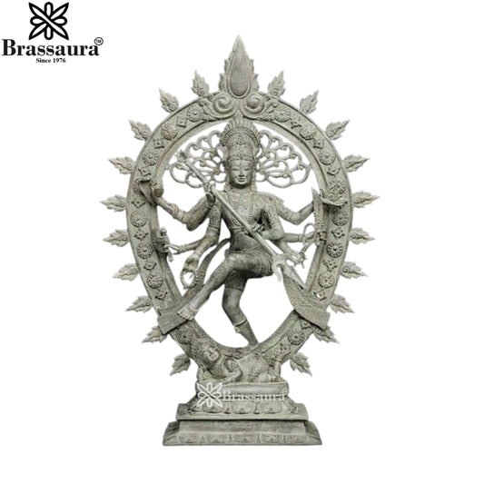 Bronze Dancing Natraj Statue Weight 6.3 Kg And Height 27.5 Inch
