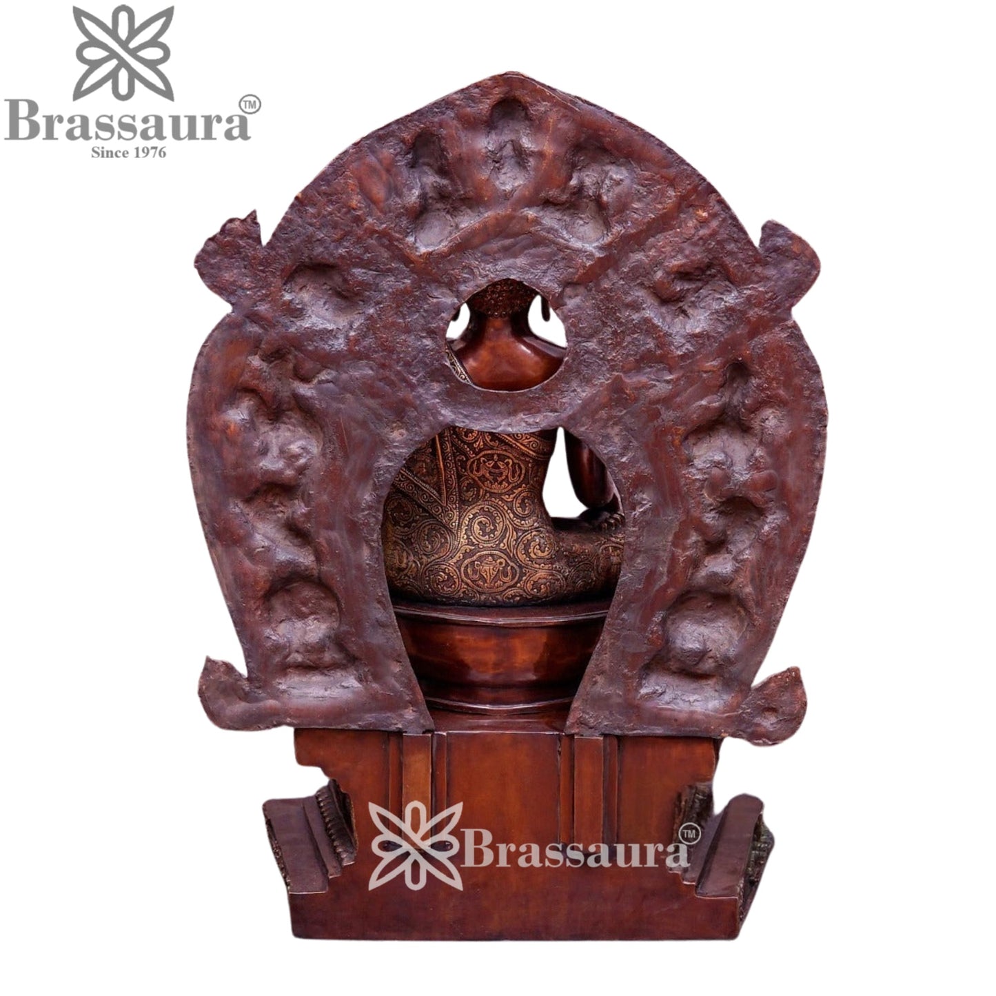 Brass Setting Buddha Weight 69 kg & Height 34 Inch