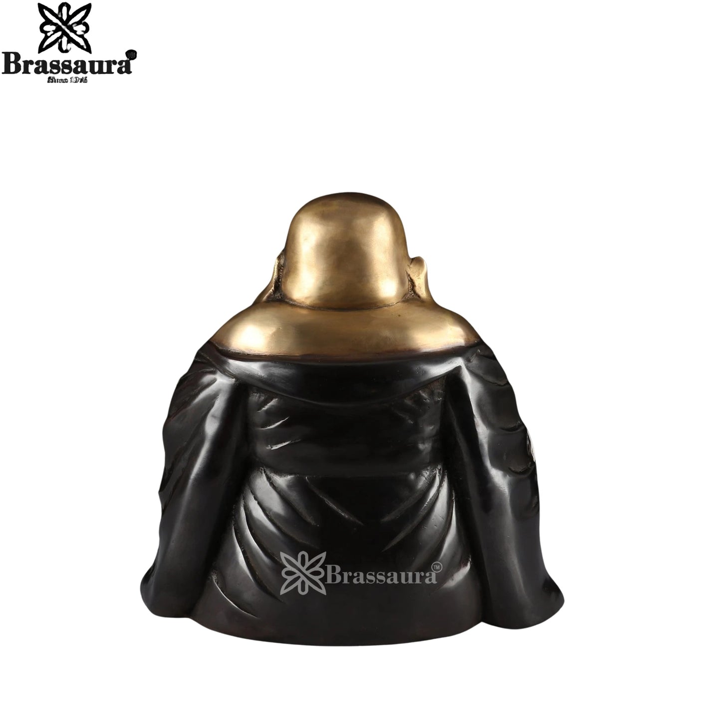 Brass Laughing Buddha Weight 12 kg & Height 13 Inch