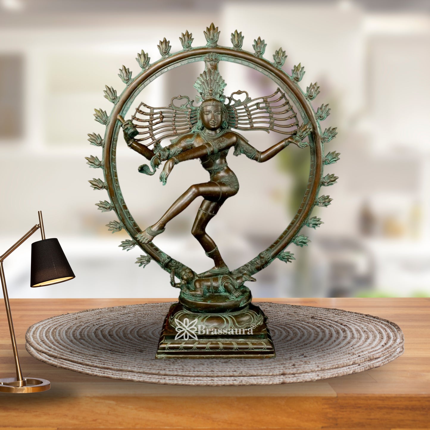 Bronze Dancing Natraj Statue Weight 65 Kg And Height 44 Inch