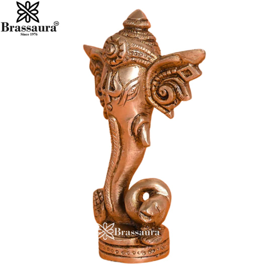 Brass Ganesha Statue Weight 0.49 Kg & Height 5 Inch