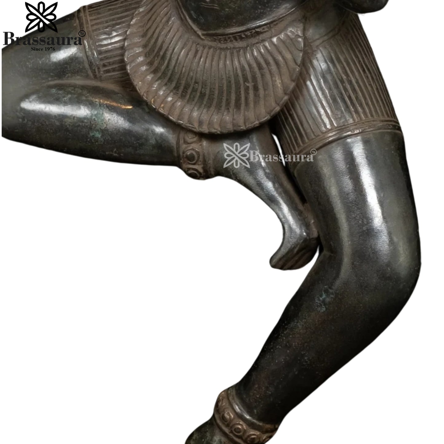 Bronze Combodian Dancing Apsara Statue Weight 19.7 Kg And Height 39 Inch