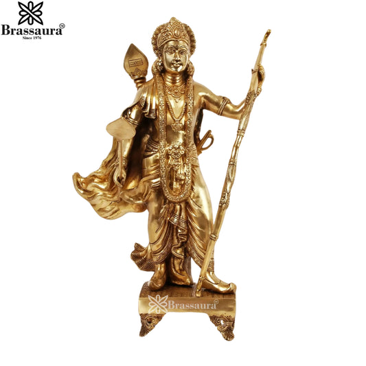 Brass Ram Statue Weight 16 Kg And Height 24 Inch