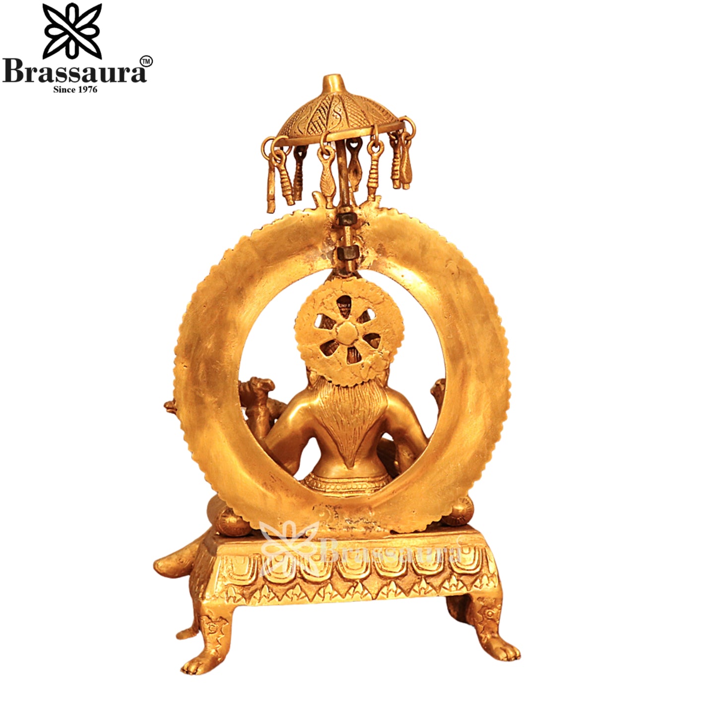 Brass Saraswati Statue Weight 9.2 Kg And Height 17.5 Inch