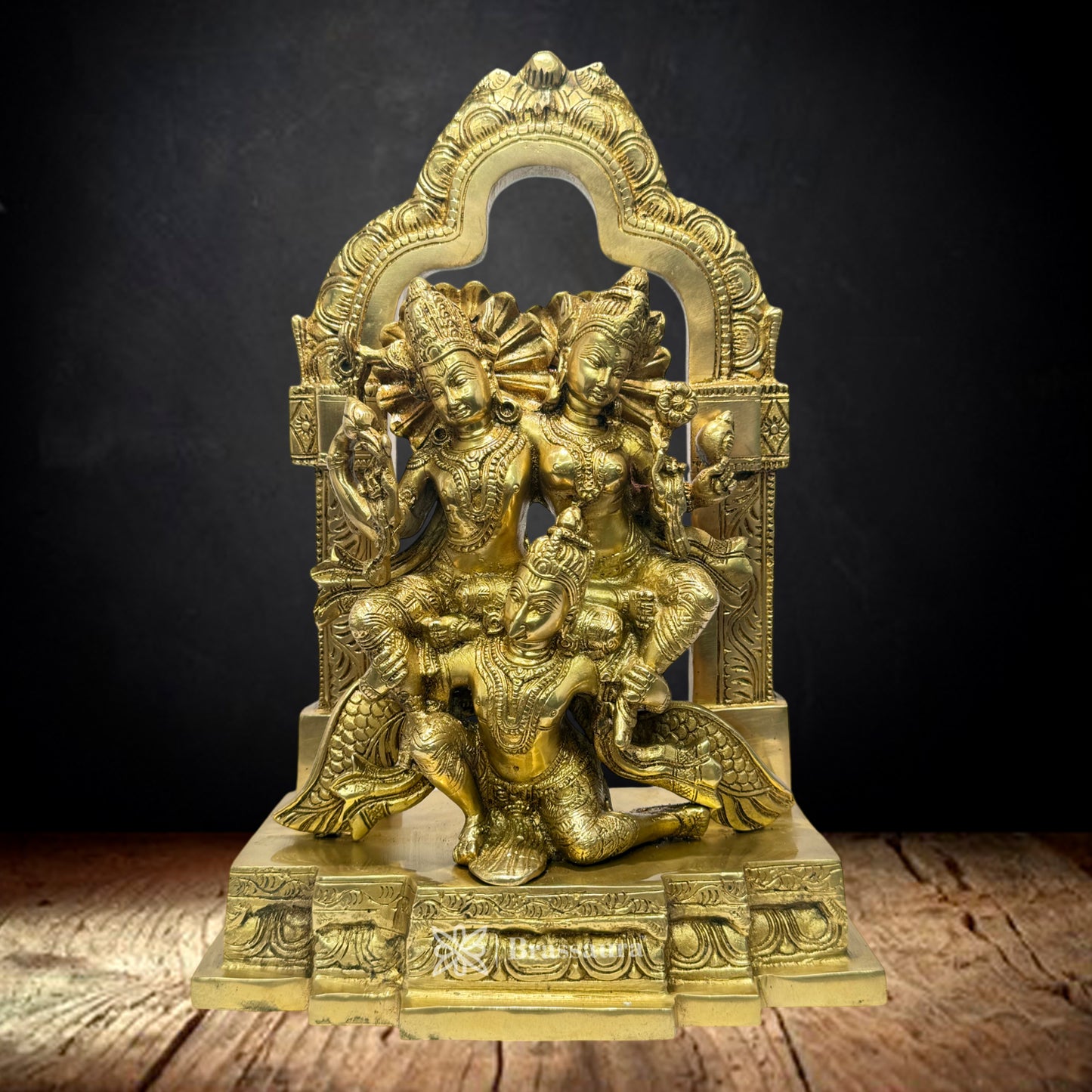 Brass Laxmi Narayana Statue Home Decor and Gift Weight 6 Kg Height 40 cm