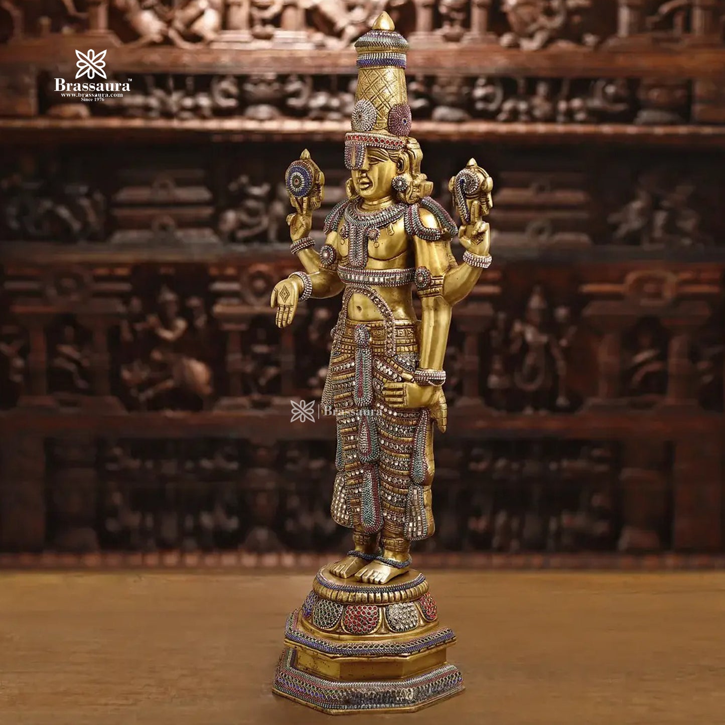Brass Bala Ji statue for home and decor and gift Item weight 21.88 kg Height 33 inch