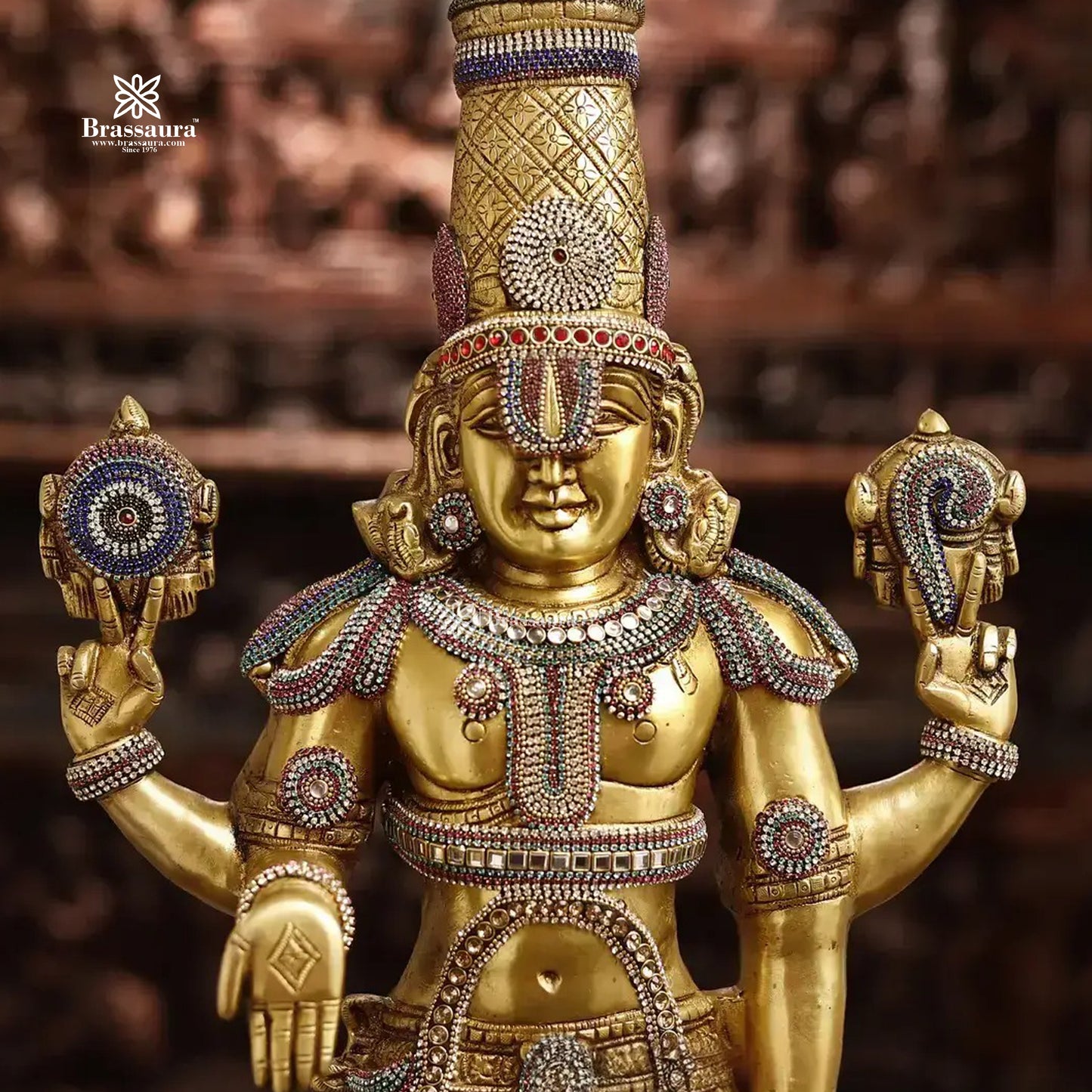 Brass Bala Ji statue for home and decor and gift Item weight 21.88 kg Height 33 inch