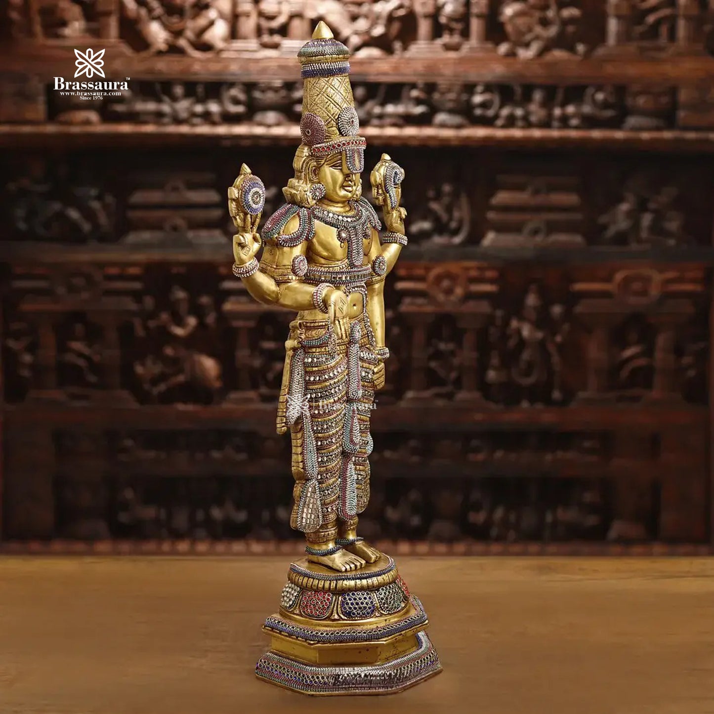 Brass Bala Ji statue for home and decor and gift Item weight 21.88 kg Height 33 inch